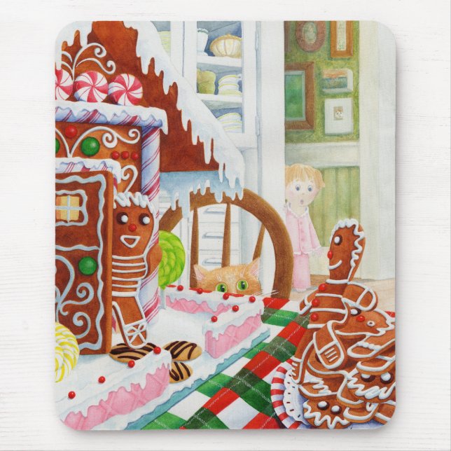 Alfombrilla De Ratón GINGERBREAD SURPRISE Mousepad (Frente)