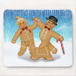 Alfombrilla De Ratón Gingerbread Trio