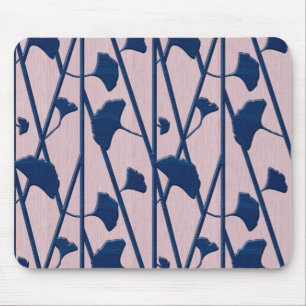 Alfombrilla De Ratón ginkgo azul
