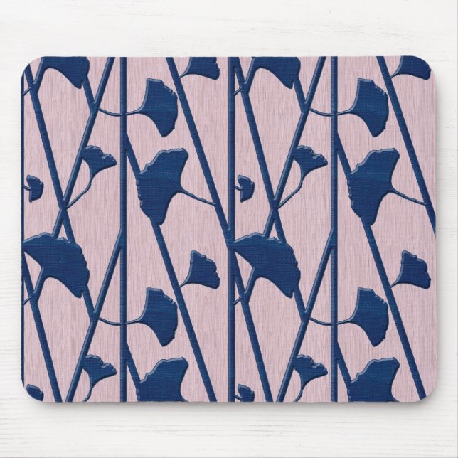 Alfombrilla De Ratón ginkgo azul (Frente)