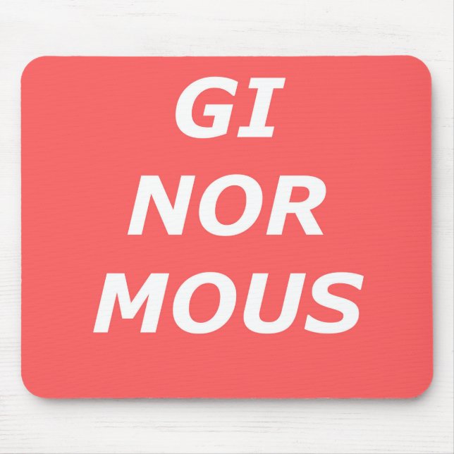 Alfombrilla De Ratón GINORMOUS Mousepad (Frente)