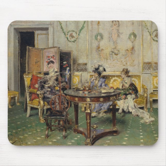 Alfombrilla De Ratón Giovanni Boldini - Gossip (Frente)