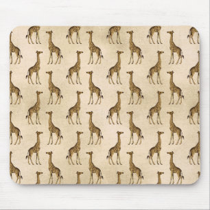 Alfombrilla De Ratón Girafa de impresión de animales Selva Cuta de mod