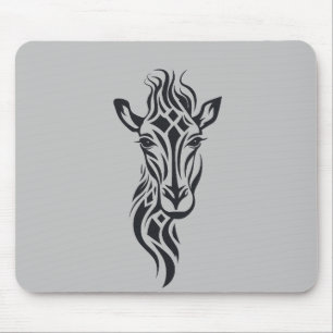 Alfombrilla De Ratón Giraffe Animal Freedom World Wildlife Wonder Art