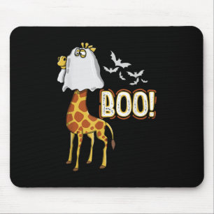 Alfombrilla De Ratón Giraffe Boo Halloween Vestidos Hombres Mujeres Niñ