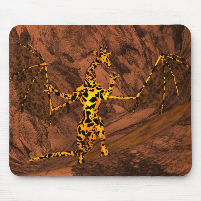 Alfombrilla De Ratón Giraffe Dragon (Frente)