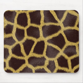 Alfombrilla De Ratón Giraffe Faux Fur Mouse Pad