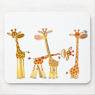 Alfombrilla De Ratón Giraffes personalizados: El bigote
