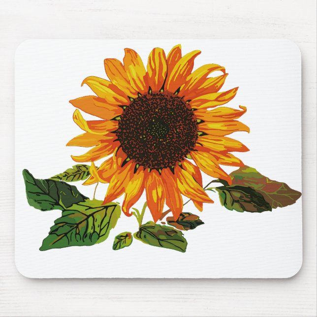 Alfombrilla De Ratón Girasol (Frente)