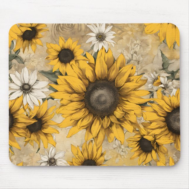 Alfombrilla De Ratón Girasol (Frente)