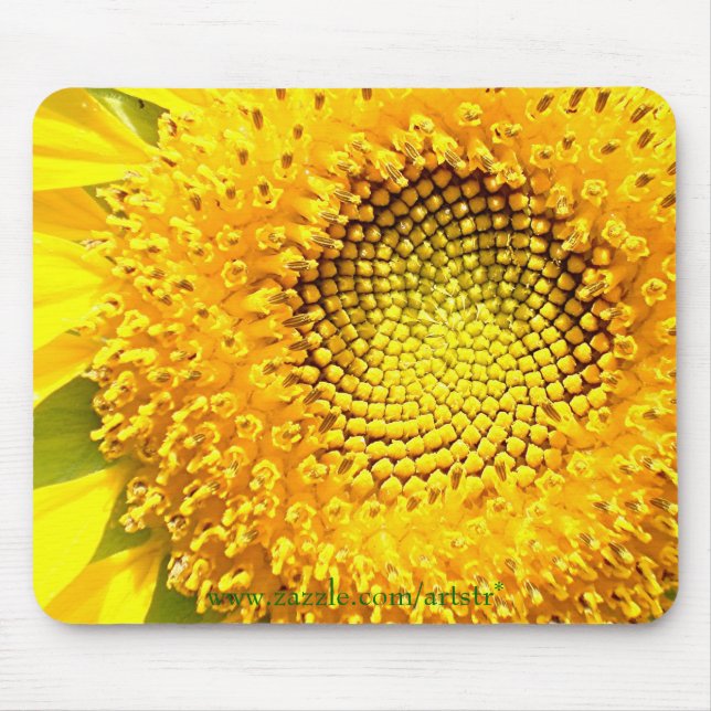 Alfombrilla De Ratón Girasol Mousepad (Frente)