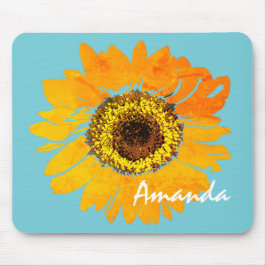 Alfombrilla De Ratón Girasol personalizado Mousepad