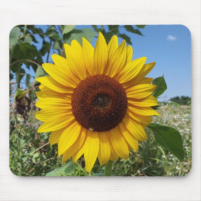 Alfombrilla De Ratón Girasol soleado (Frente)