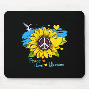 Alfombrilla De Ratón Girasol Ucrania Bandera Mapa Paz Amor Ucrania Ucra