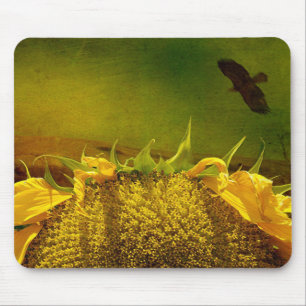 Alfombrilla De Ratón Girasol y Halcón