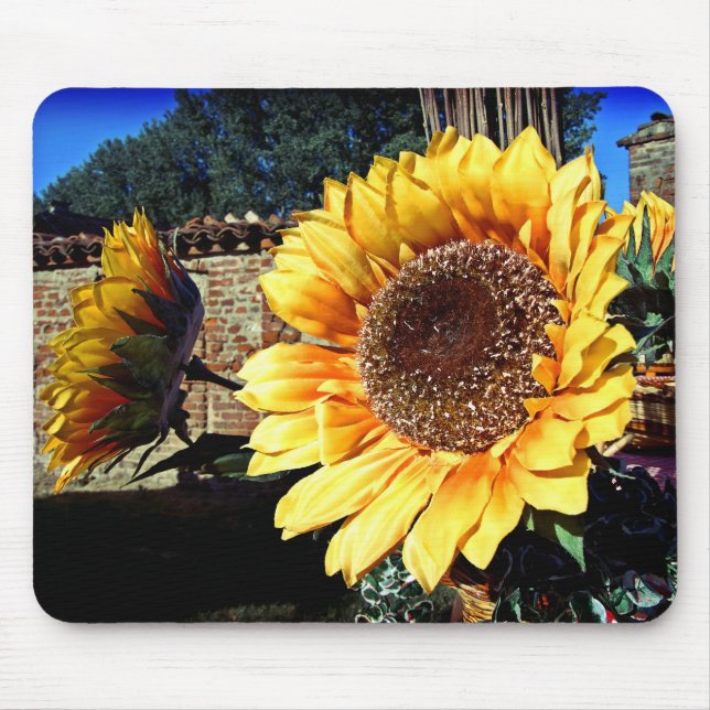 Alfombrilla de ratón girasoles (Frente)