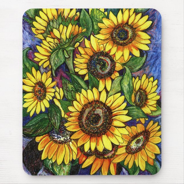 Alfombrilla De Ratón Girasoles (Frente)