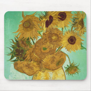 Alfombrilla De Ratón Girasoles de Vincent van Gogh el  , 1888