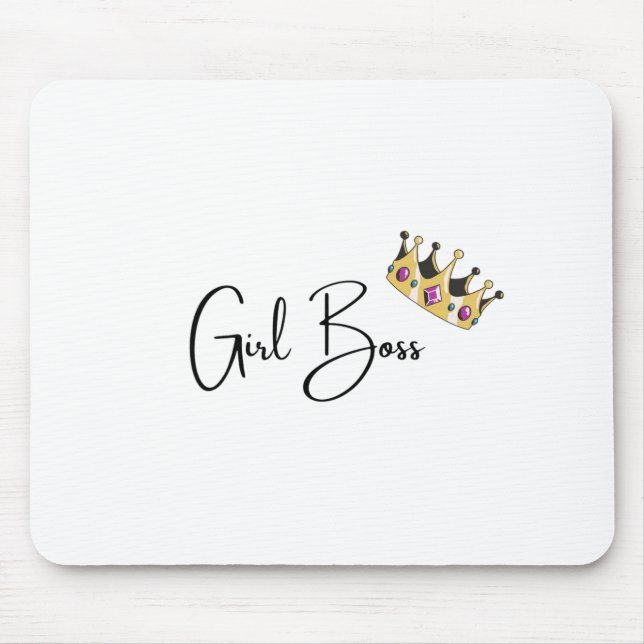 Alfombrilla De Ratón Girl Boss Mousepad (Frente)