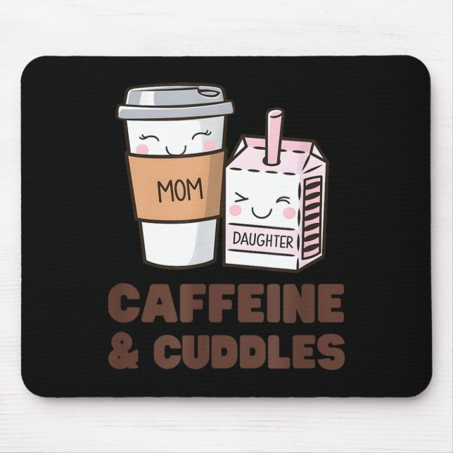 Alfombrilla De Ratón Girls Caffeine &amp; Cuddles Twinning Coffee Juice (Frente)