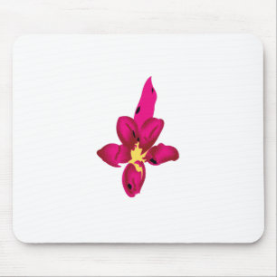 Alfombrilla De Ratón Girly Design, Light Gold, Purplish Red