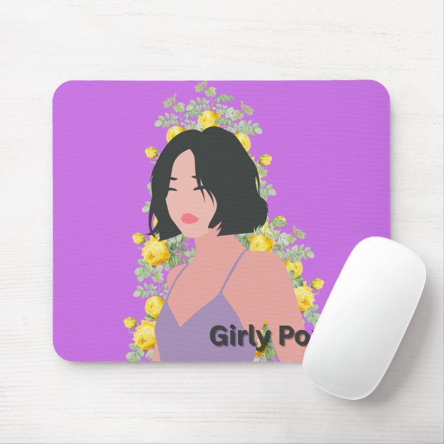 Alfombrilla De Ratón Girly pop Bob mouse pad (Con ratón)