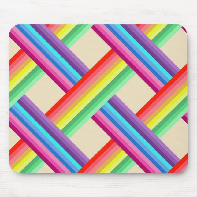 Alfombrilla De Ratón Giro arco iris (Frente)