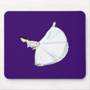 Alfombrilla De Ratón Giselle, cojín de ratón del acto II (púrpura)