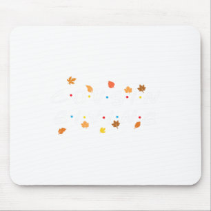 Alfombrilla De Ratón Giving Fall deja a la familia turca de Acción de G