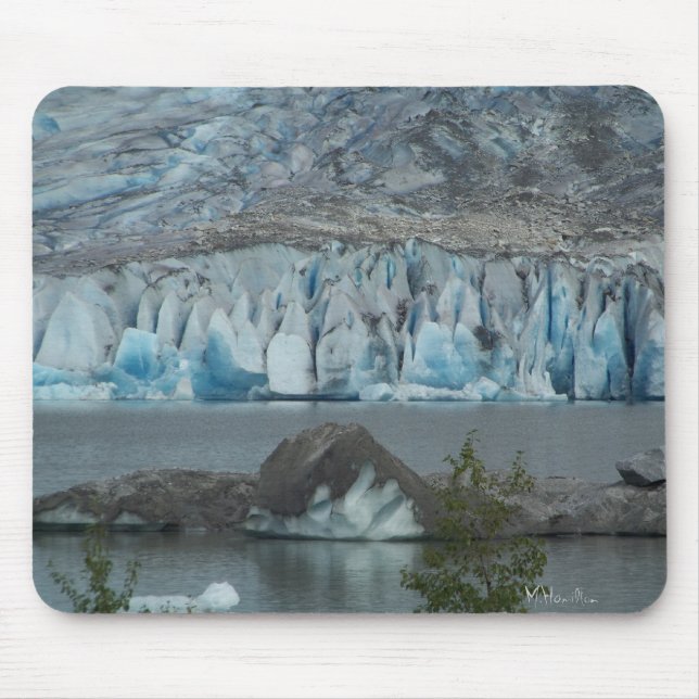 Alfombrilla De Ratón Glaciar de Alaskan (Frente)