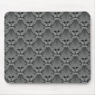 Alfombrilla De Ratón Glam Mousepad clásico oscuro y gris