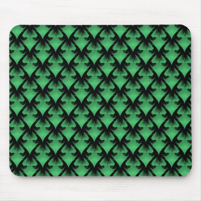 Alfombrilla De Ratón Glam Mousepad, metropolitano de Emerald Green (Frente)