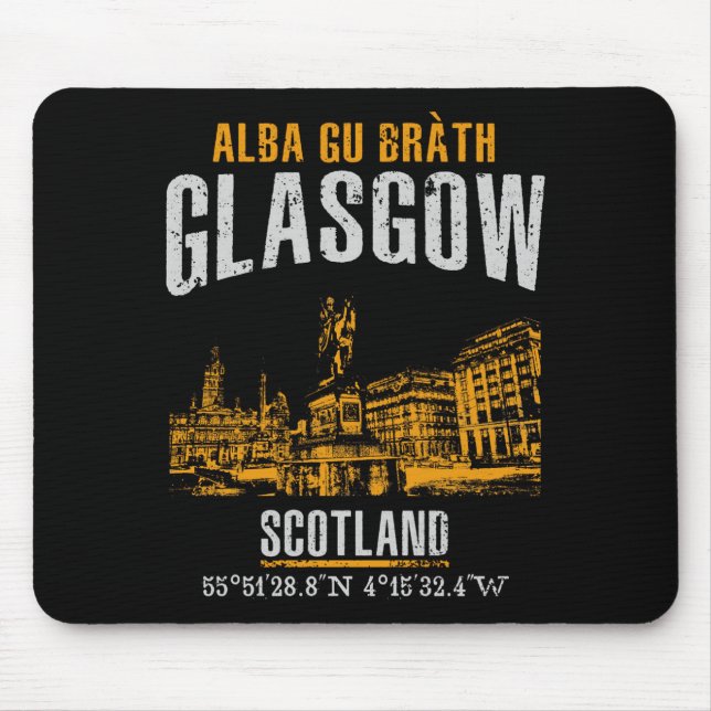 Alfombrilla De Ratón Glasgow (Frente)