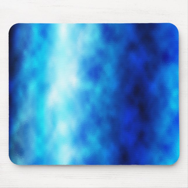 Alfombrilla De Ratón Glass azul (Frente)
