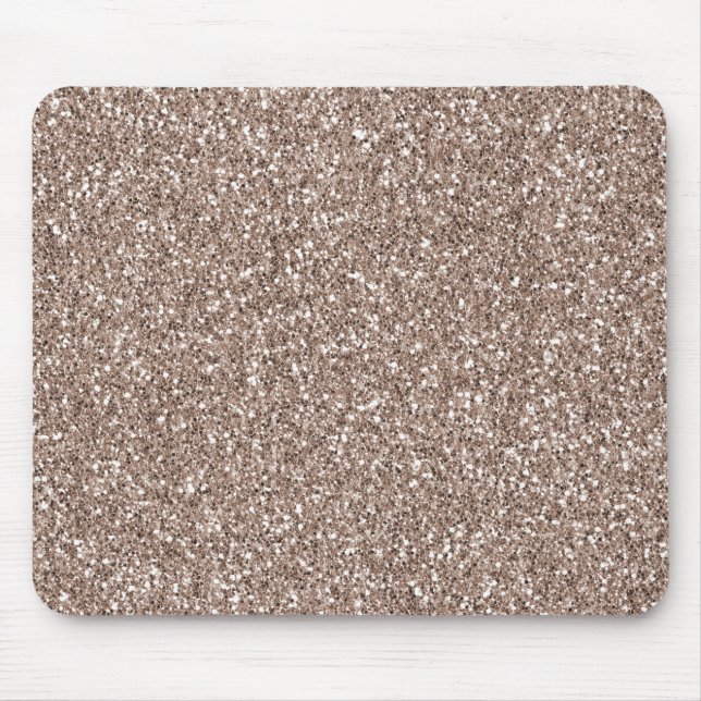 Alfombrilla De Ratón Glitz, Purpurina rosa Rubor Gold (Frente)