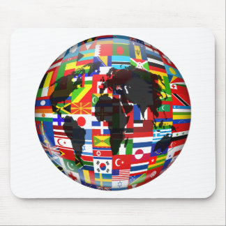 Alfombrilla De Ratón Globo de la bandera