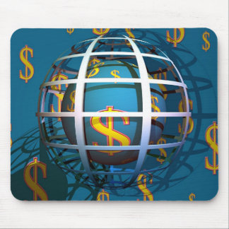 Alfombrilla De Ratón Globo del dólar
