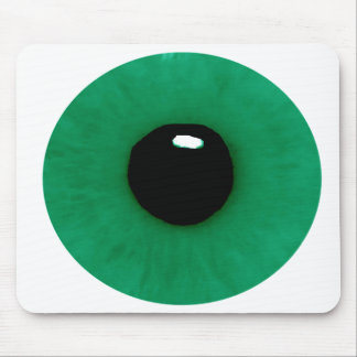 Alfombrilla De Ratón Globo del ojo verde oscuro Mousepad