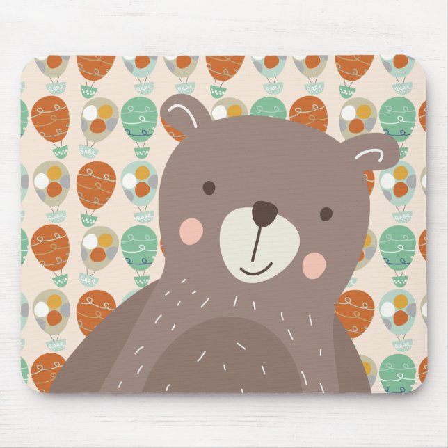 Alfombrilla De Ratón Globos caprichosos de aire caliente (Frente)
