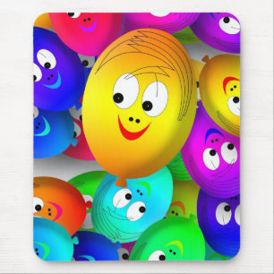 Alfombrilla De Ratón globos felices