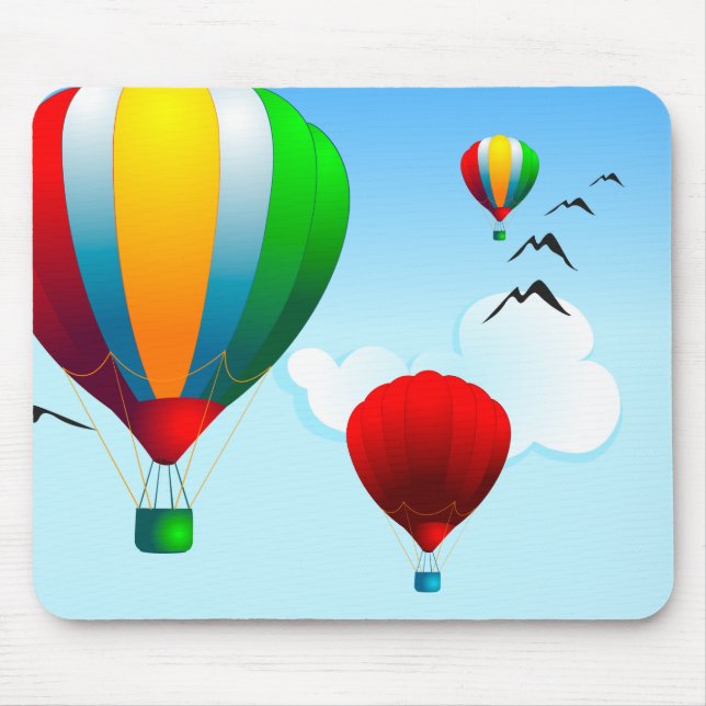 Alfombrilla De Ratón Globos, mousepad (Frente)