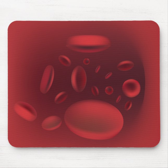 Alfombrilla De Ratón Glóbulos rojos Mousepad (Frente)