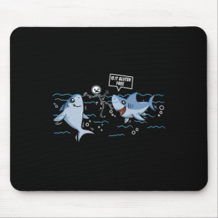 Alfombrilla De Ratón Gluten Free Shark Gift Celiac