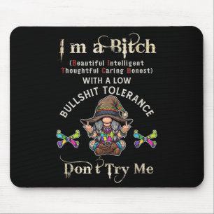 Alfombrilla De Ratón Gnome Gen X Antiguo Soy Un Inteligente Hermoso 