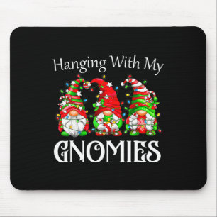 Alfombrilla De Ratón Gnome navidades con mi familia Gnomies Pajamas