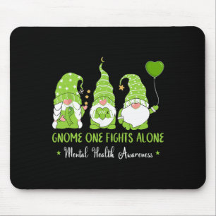 Alfombrilla De Ratón Gnome One lucha sola contra la salud mental de la 