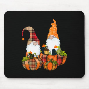 Alfombrilla De Ratón Gnomes de calabaza Caen otoño Cute Halloween Thank