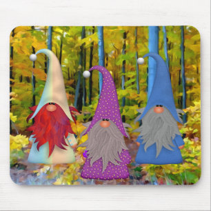 Alfombrilla De Ratón Gnomes Trio Mousepad