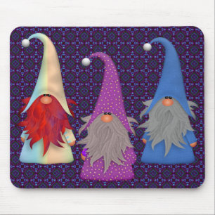 Alfombrilla De Ratón Gnomes Trio Mousepad
