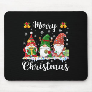 Alfombrilla De Ratón Gnomes Xmas Feliz Navidad Hombres Mujeres Niños